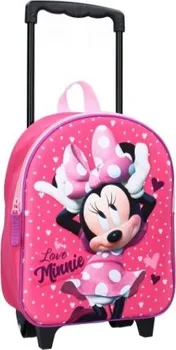Dětský batoh Vadobag Minnie Mouse Love 3D 31 cm růžový