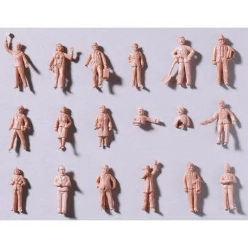 Modelová železnice Auhagen H0 Město a země nenatřená