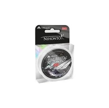 MIKADO Pletená šňůra - NIHONTO FINE BRAID 010 15M bílá Nosnost : 7.70kg Z21W-010