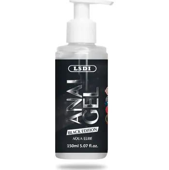 Lubrikační gel LSDI LUBRIKAČNÍ ANÁLNÍ GEL BLACK 150ML