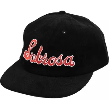 Kšiltovka Kšiltovka Subrosa EMBROIDERED COLD ONE černá Uni Size