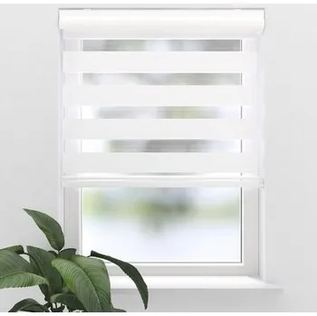 Roleta Roleta Den a Noc sněhobílá 80x175 cm