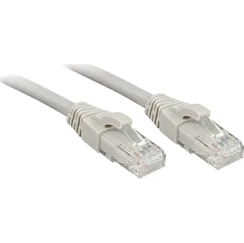 Datový kabel LINDY 45401 RJ45 síťové kabely, propojovací kabely CAT 6 U/UTP 0.50 m šedá s ochranou 1 ks