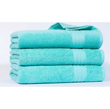 Ručník SET ručník JESSICA 50x100cm aquamarin 450g 4ks + 1ks zdarma