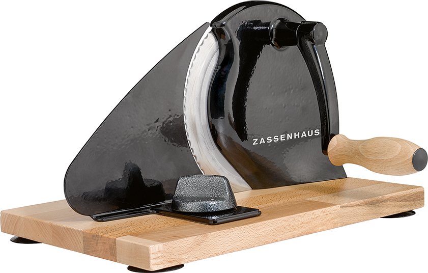 Zassenhaus CLASSIC Ruční kráječ na chléb černý 30x25x19 cm