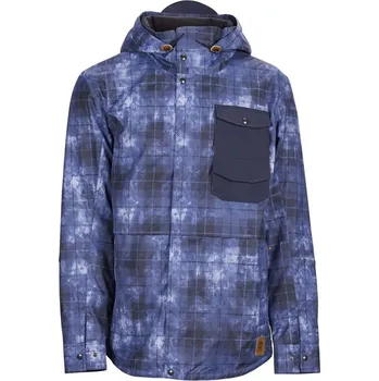 SESSIONS bunda - Wire Jacket Faded Flannel-Navy (FAD) velikost: L