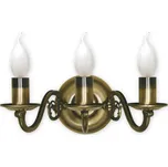 Nástěnné svítidlo Lemir 382/K3 Svícen patina