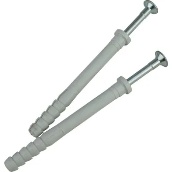 Hmoždinka Hmoždinka natloukací s rovným lemem, rozměr 8 x 135mm, balení 100 ks