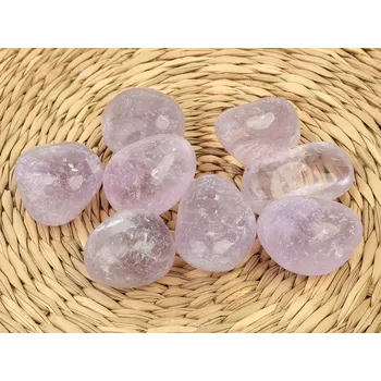 Přírodní kámen Světlý ametyst crash efekt troml XL (Brazílie)