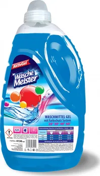 Prací gel Wasche Meister Universal Gel prostředek na bílé a barevné prádlo 4,13 l