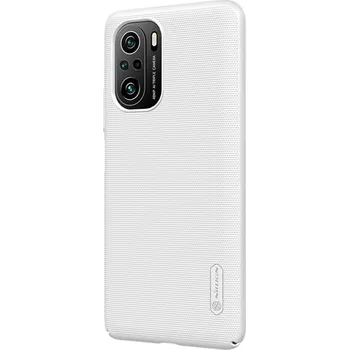 Pouzdro na mobilní telefon Nillkin Super Frosted pro Xiaomi Poco F3 bílé