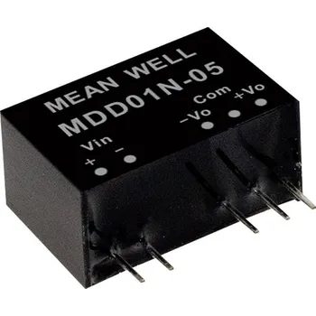 Měnič napětí MEAN WELL MDD01L-12 DC/DC měnič napětí, modul 42 mA 1 W Počet výstupů: 2 x Obsah 1 ks