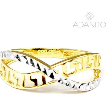 Prsten Zlatý prsten z kombinovaného zlata