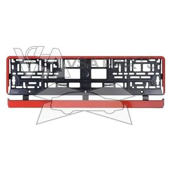 Držák SPZ COMPASS Podložka pod SPZ, red strip