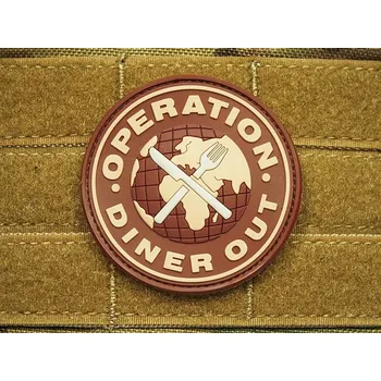 Nášivka Nášivka PVC - Diner Out - brown