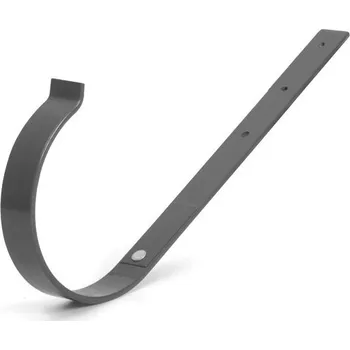 okap BRYZA Kovový hák žlabu rovný Ø 150 mm, Antracit RAL 7021