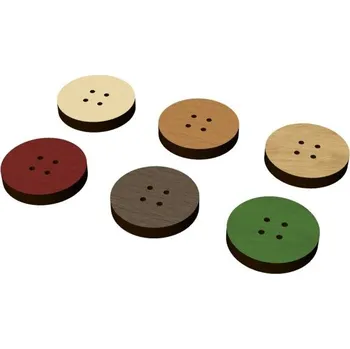 Knoflík Pelisport Knoflík 02 barevný sada 6 ks