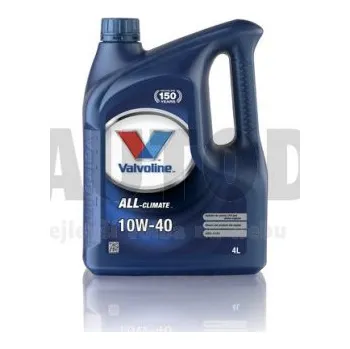 Motorový olej VALVOLINE 872775 Valvoline Motorový olej ALL CLIMATE 10W40 4L 10W-40, 10W40, ACEAA3/B4, API:CF, API:SL, Fiat9.55535.D2, Fiat9.55535.G2, MB226.5, MB229.3, RN0700, RN0710, VW501.01, VW502.00, VW505.00 Vysoce kvalitní konvenční motorový olej.
