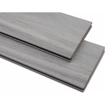 Terasové prkno WPC terasové prkno 4m x 140mm - BambooGard ADVANCE - krémově šedá