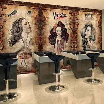 Fototapeta Solution Media 3D tapeta - Barber shop MU3011 3 - 3D Relief - Vliesová tapeta - 320g/m2