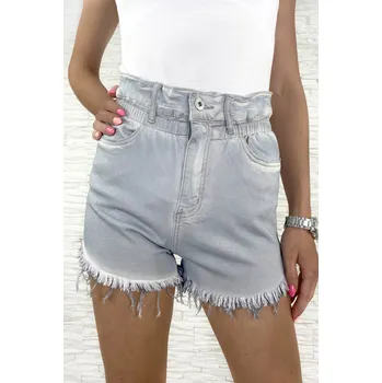 Dámské kraťasy YES!PINK Šedé kraťasy na gumu WL1846-23 Velikost: M