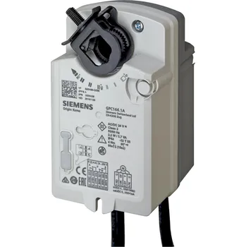 Ventil Klapkový pohon Siemens GPC166.1A, 24 V, 0...10 V