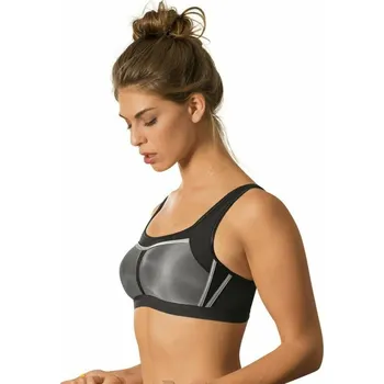 Dámská erotická podprsenka Dámská sportovní podprsenka Viania 151430 70 E Tm. šedá