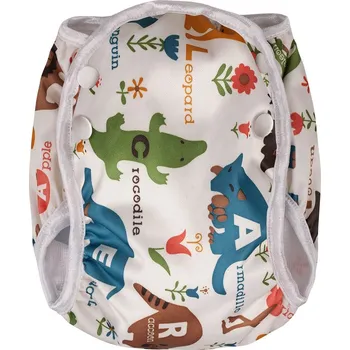 Kojenecké plavky T-TOMI Plenkové plavky, white safari / bílá safari, vel. S, M a L M