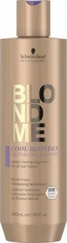 Šampon Schwarzkopf BlondMe Cool Blondes Neutralizing Shampoo šampon pro studené blond odstíny 300 ml