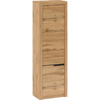 Šatní skříň Policová skříň V1, dub wotan, levá, TORONTA