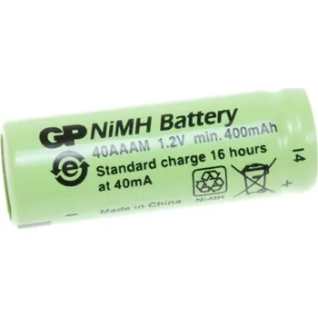 Článková baterie Akumulátor 1.2V 400mAh GP 40AAAM