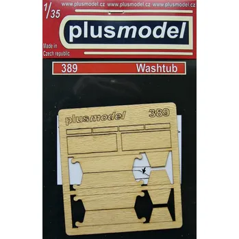 Plastikový model Plusmodel 1/35 Washtub (laser cut wood)