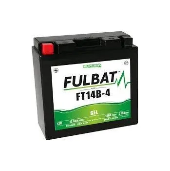 Motobaterie YT14B-4 (FT14B-4) 12V 12Ah, FULBAT motocyklový akumulátor gelový (150 x 69 x 145 mm)