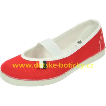 Dětská sportovní obuv Toga jarmilky 729-323 červená cvičky 26 (17,5)