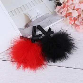 Červené kratší šimrátko s mašličkou