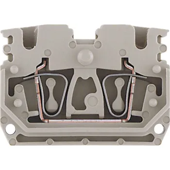 Weidmüller 1704500000-1 průchodková svorka 5.10 mm pružinová svorka béžová 1 ks