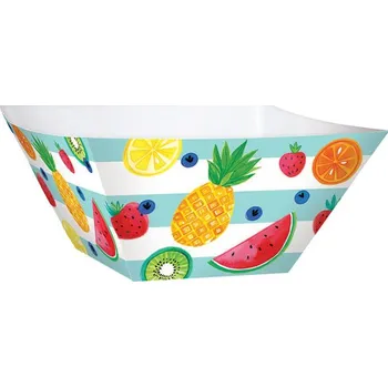 Koktejlová dekorace AMSCAN - 3 papírové misky Tutti Fruti -