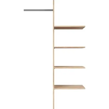 Šatní skříň Kaspian dělící kříž WKSZF/86, dub sonoma