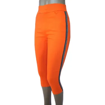 Dámské legíny Dámské zeštíhlující bavlněné legíny Barva: Oranžová, Velikost: L/XL