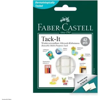 Kancelářské lepidlo Faber-Castell Lepicí hmota Tack-It 30 g, bílá