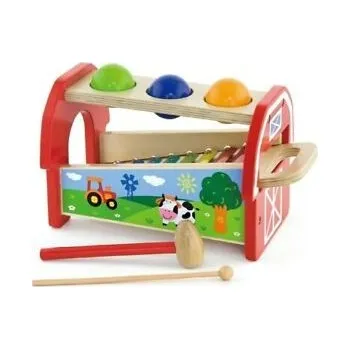 zatloukačka Viga Dřevěná zatloukačka a xylofon