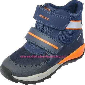 Chlapecké tenisky Geox J840BA 011BC C0057 blue/orange 34