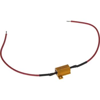 Povinná bezpečnostní výbava Rezistor pro žárovku 12V/5W, 40 ohm, hliníkové pouzdro - ledr-5w