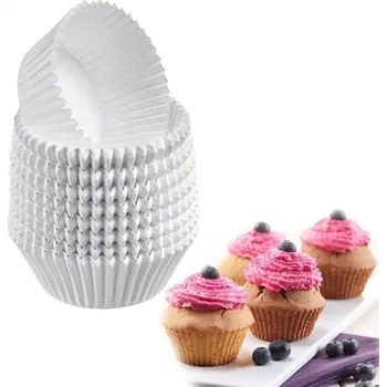 Jednorázové nádobí Westmark Papírové košíčky 5 cm - bílé / 80 ks