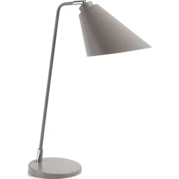 Lampička Šedá kovová stolní lampa Kave Home Tipir
