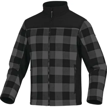 Pánská mikina Delta KODIAK flanel bundokošile šedá/černá - v. XL