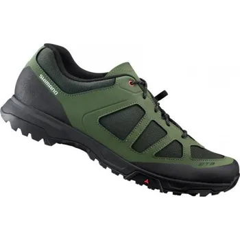 Pánské cyklistické tretry tretry Shimano MTB SH-ET300 khaki nenášlapové 44