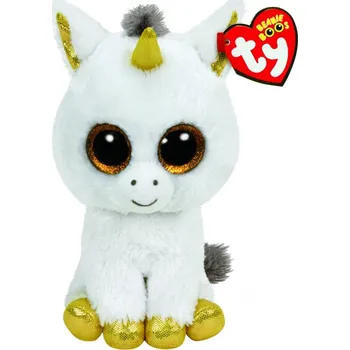plyšák TY Beanie Boos PEGASUS bílý jednorožec 6" medium 6˝