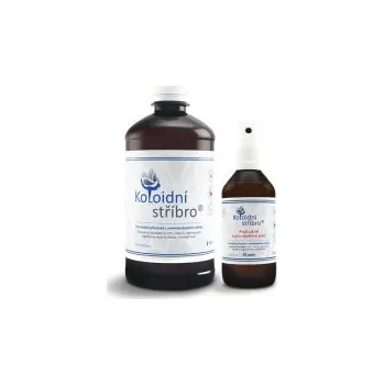 Sada na akné 500 ml 10 ppm + 100 ml sprej 20 ppm- Koloidní stříbro s.r.o. (Antibakteriální přípravek)