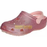 Coqui Big Frog printed 8114-304-4100 candy pink glitter 34